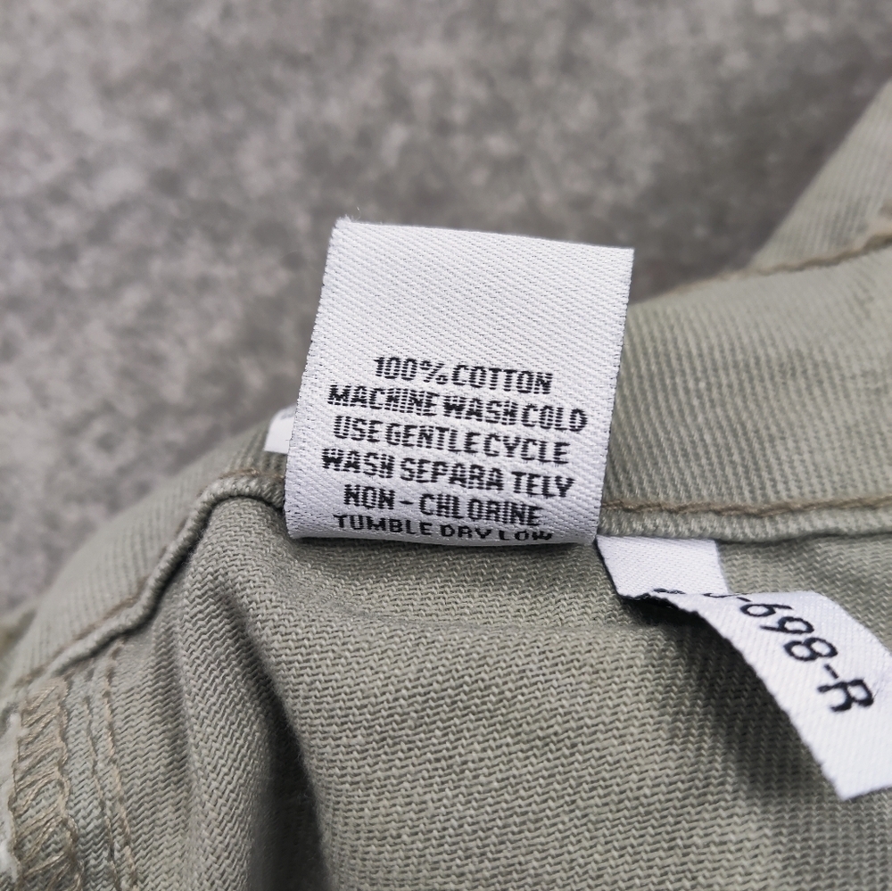 Flying Angel Women's Cargo Pants Olive Size 3/26 - Picture 5 of 10